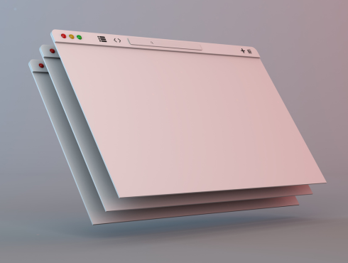 Pages de navigation web pour les services de Design by Nia