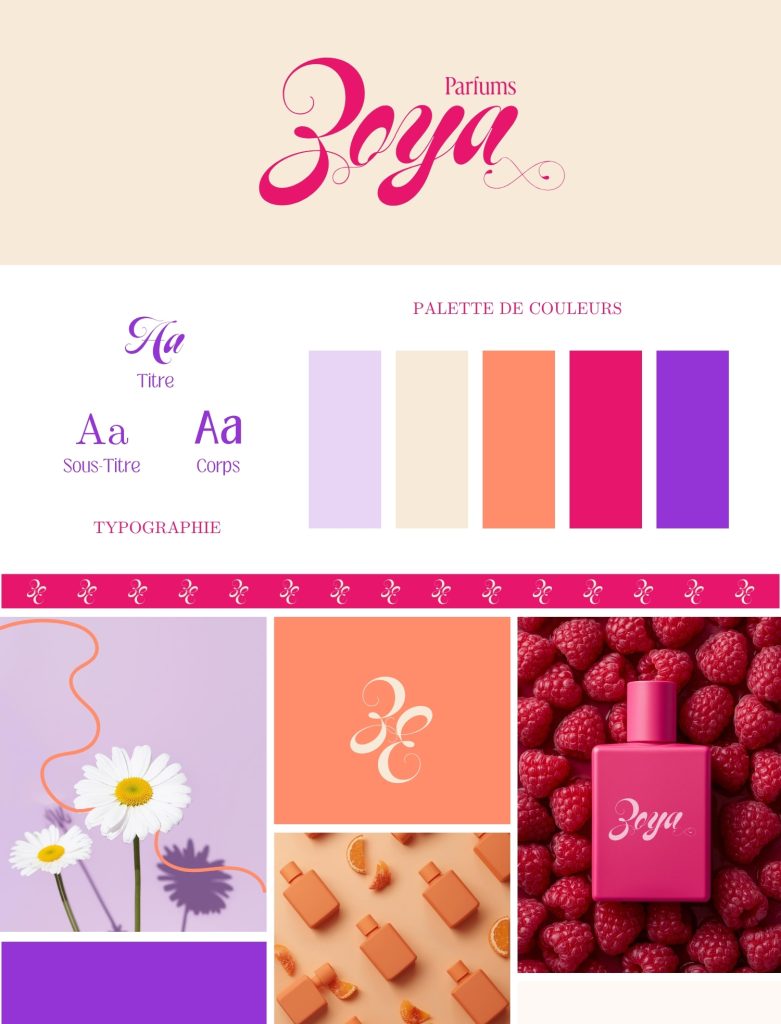 Identité visuelle parfumerie